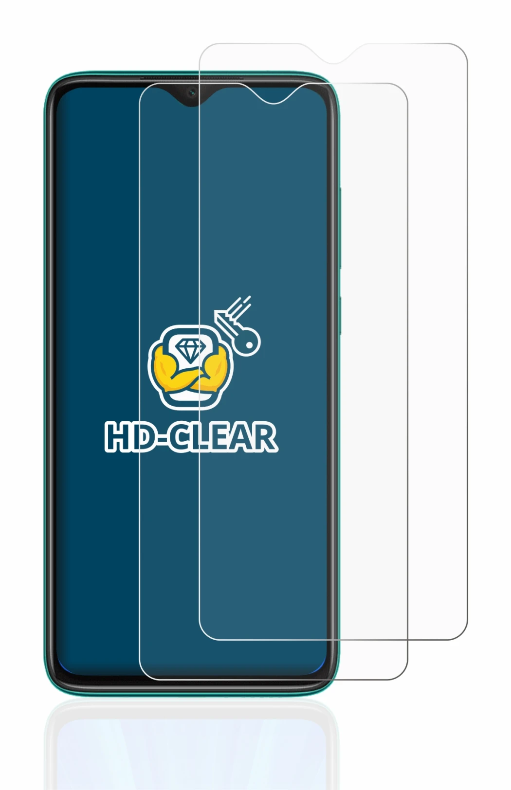 Imagen del dispositivo Xiaomi Redmi Note 8 Pro con una amplia variedad de protectores de pantalla.