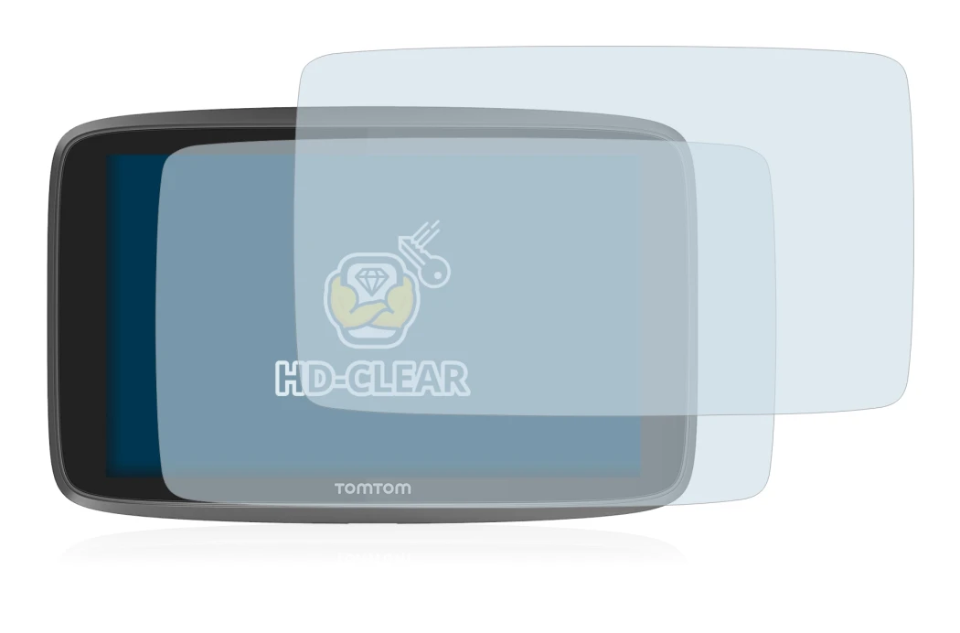 Imagen del dispositivo TomTom Go Professional 6250 con una amplia variedad de protectores de pantalla.