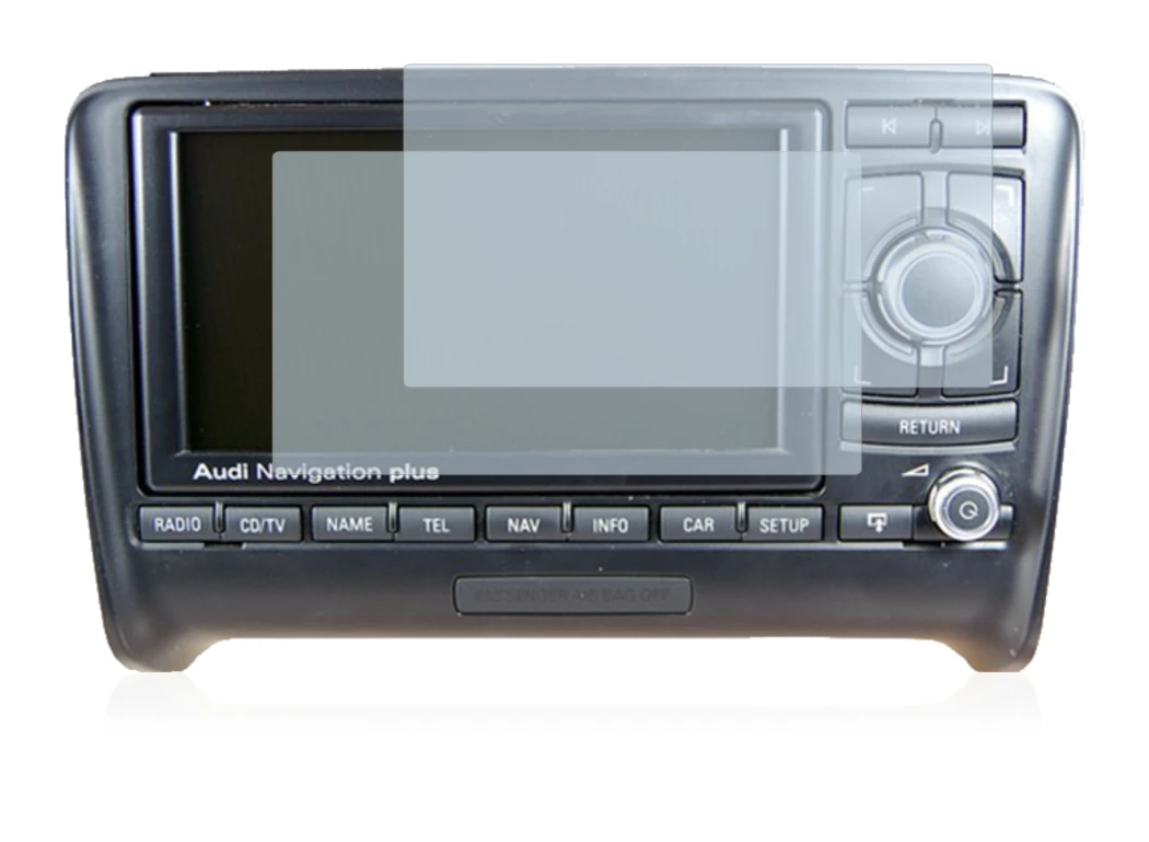 Imagen del dispositivo Audi A3 8P 2004-2012 RNS-E con una amplia variedad de protectores de pantalla.