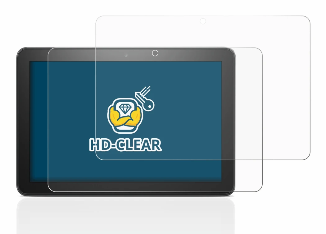 Imagen del dispositivo Amazon Fire HD 8 2020 (10a Gen.) con una amplia variedad de protectores de pantalla.