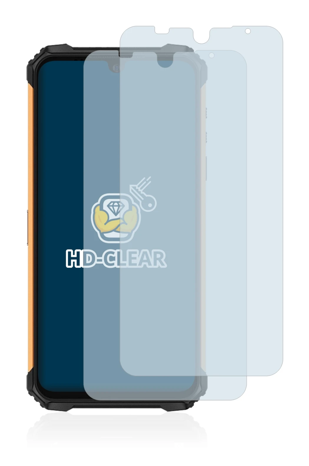 Imagen del dispositivo Ulefone Armor 8 con una amplia variedad de protectores de pantalla.