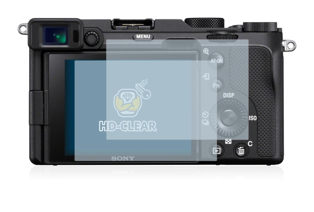 Imagen del dispositivo Sony A7C con una amplia variedad de protectores de pantalla.