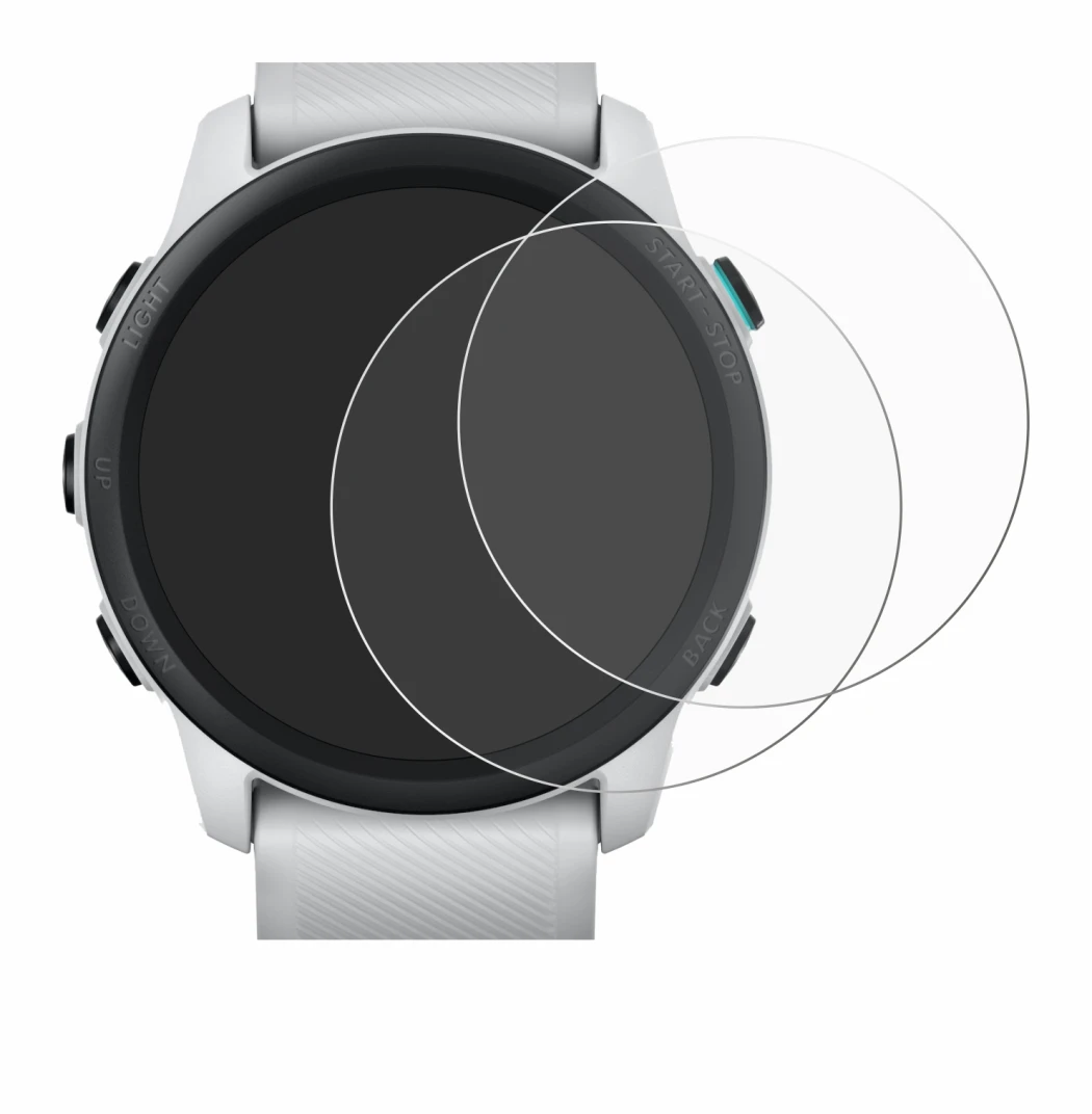 Imagen del dispositivo Garmin Forerunner 745 con una amplia variedad de protectores de pantalla.