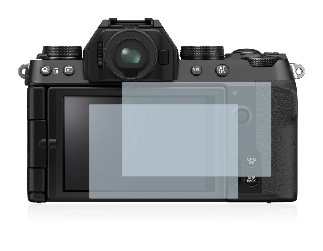 Imagen del dispositivo Fujifilm X-S10 con una amplia variedad de protectores de pantalla.