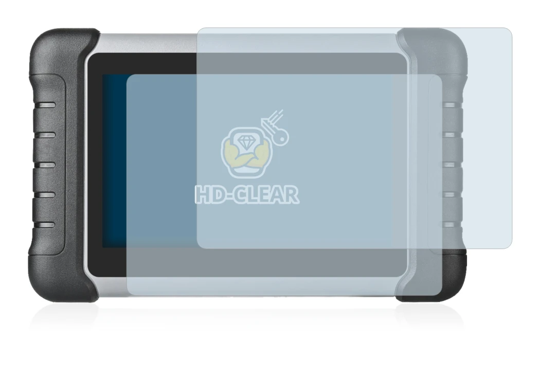 Imagen del dispositivo Autel MaxiCOM MK808 con una amplia variedad de protectores de pantalla.