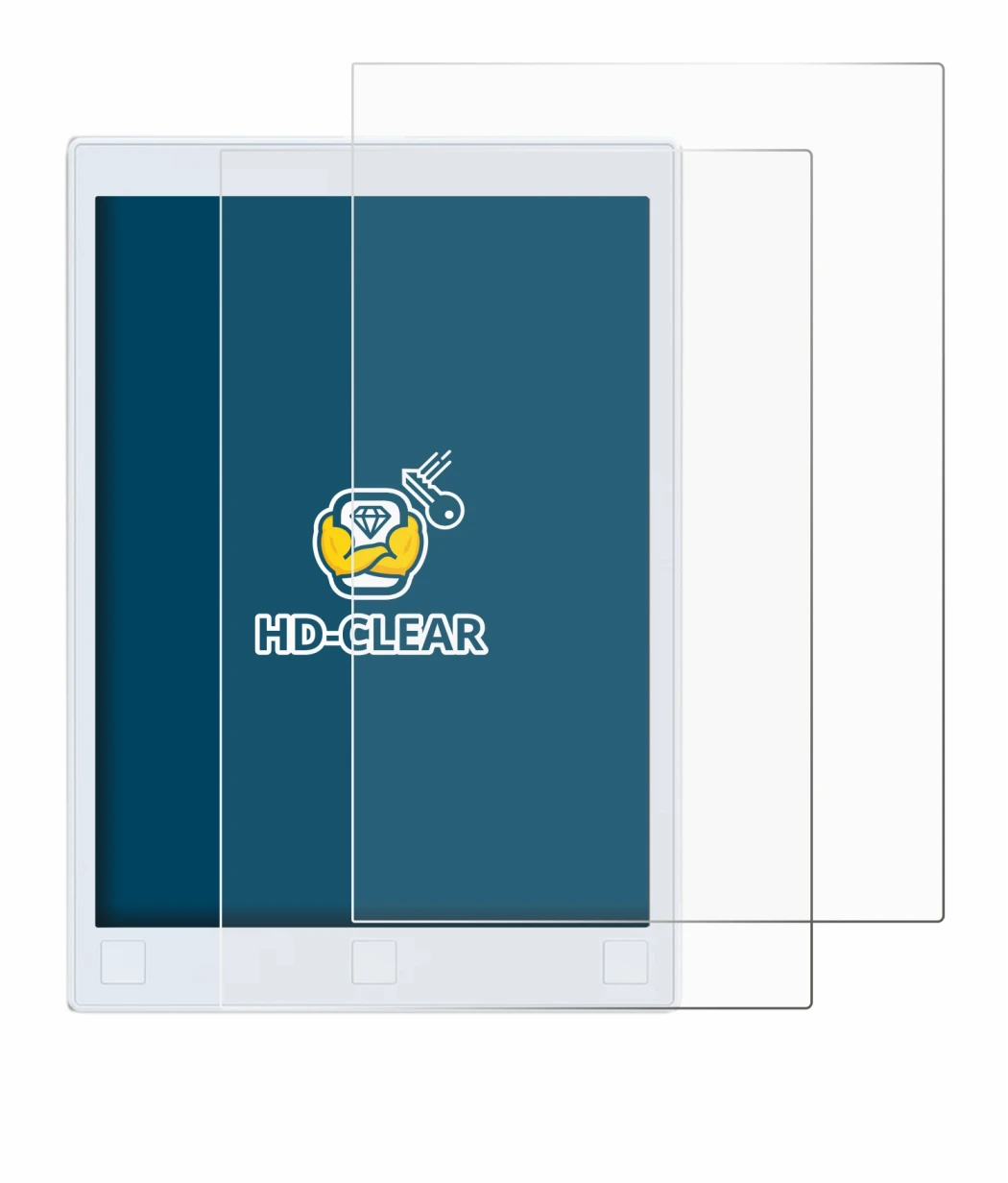 Imagen del dispositivo reMarkable 2 con una amplia variedad de protectores de pantalla.