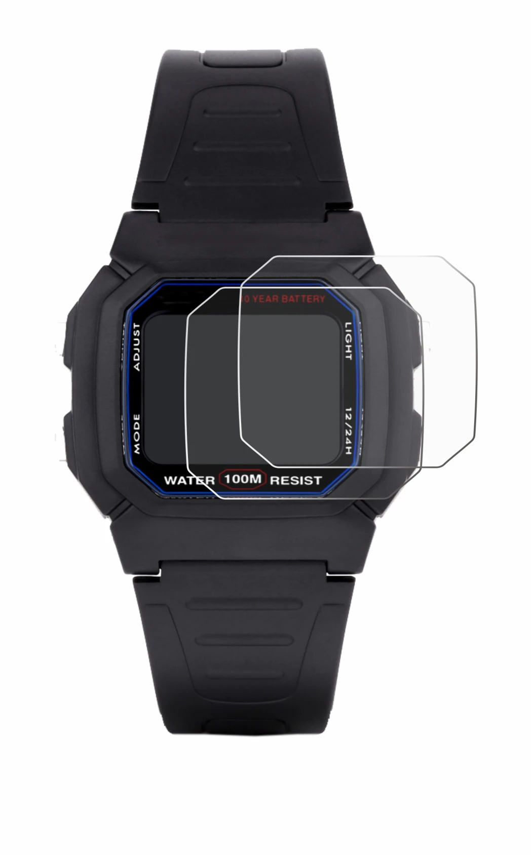 Imagen del dispositivo Casio W-800H-1AVES con una amplia variedad de protectores de pantalla.