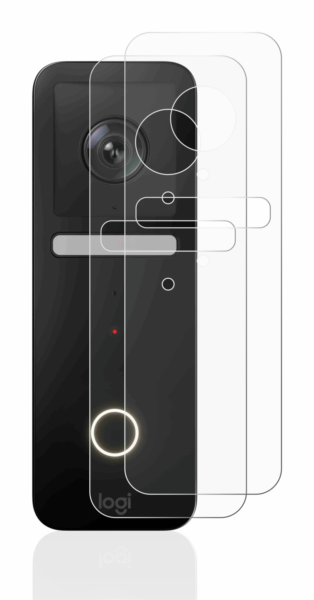 Imagen del dispositivo Logitech Circle View Doorbell con una amplia variedad de protectores de pantalla.