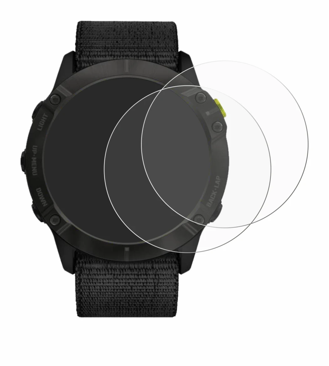 Imagen del dispositivo Garmin Enduro con una amplia variedad de protectores de pantalla.
