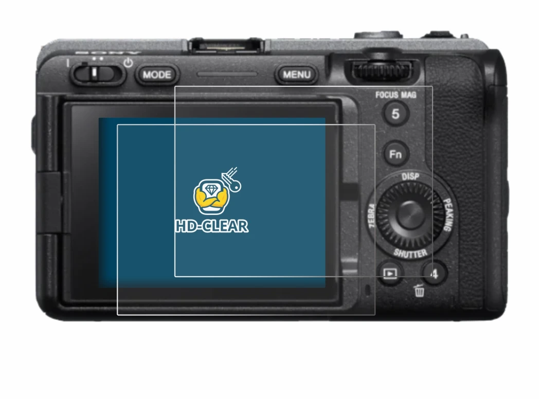 Imagen del dispositivo Sony FX3 con una amplia variedad de protectores de pantalla.