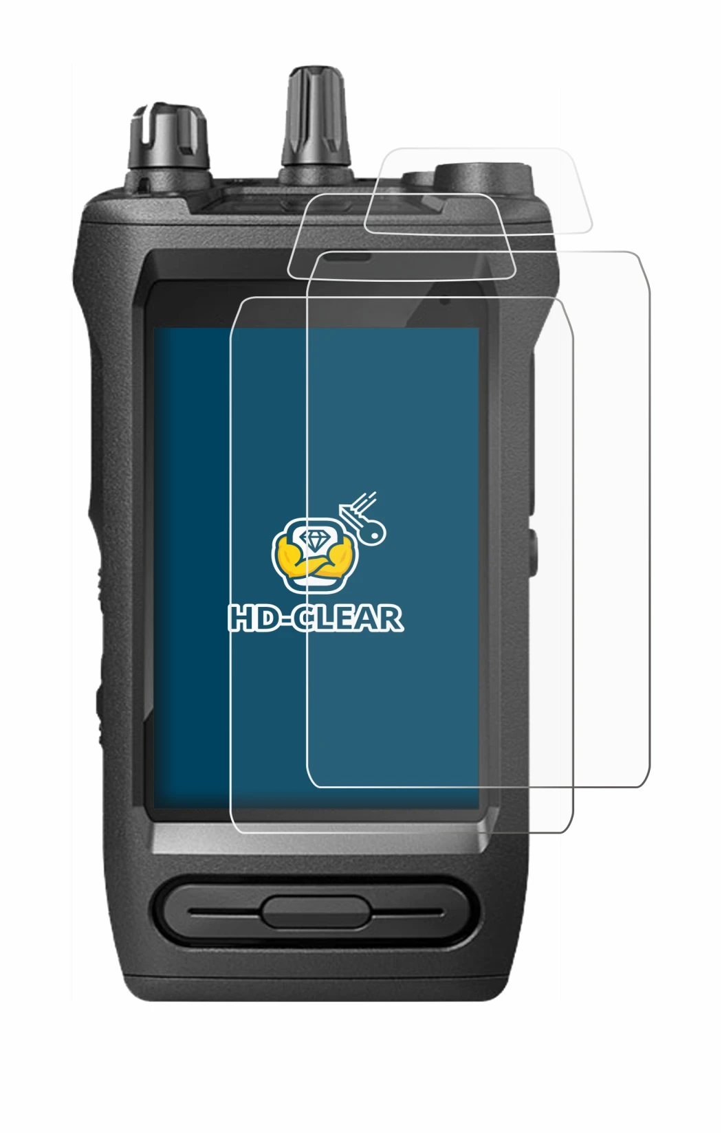 Imagen del dispositivo Motorola Mototrbo Ion con una amplia variedad de protectores de pantalla.