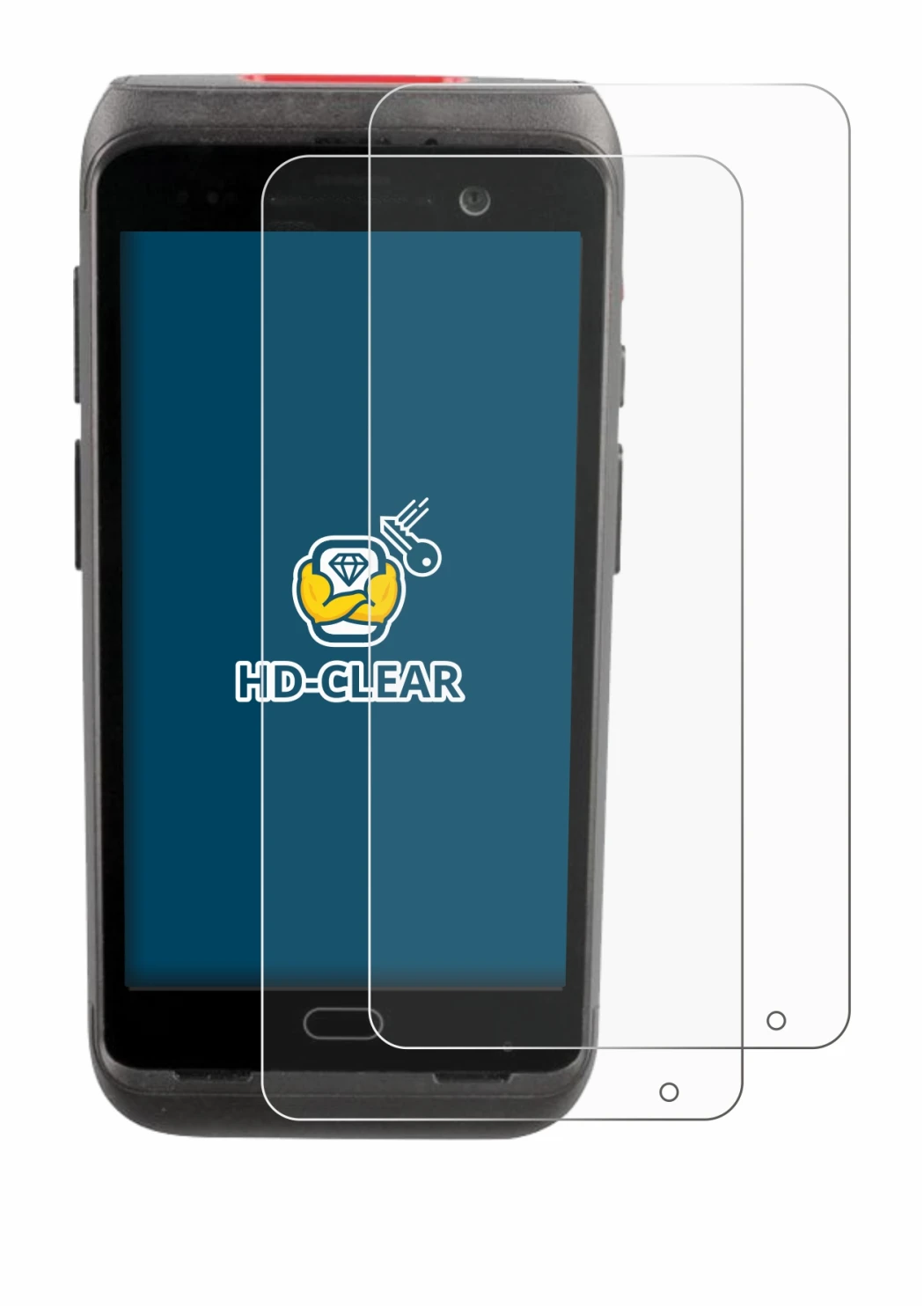Imagen del dispositivo Honeywell CT40 XP con una amplia variedad de protectores de pantalla.