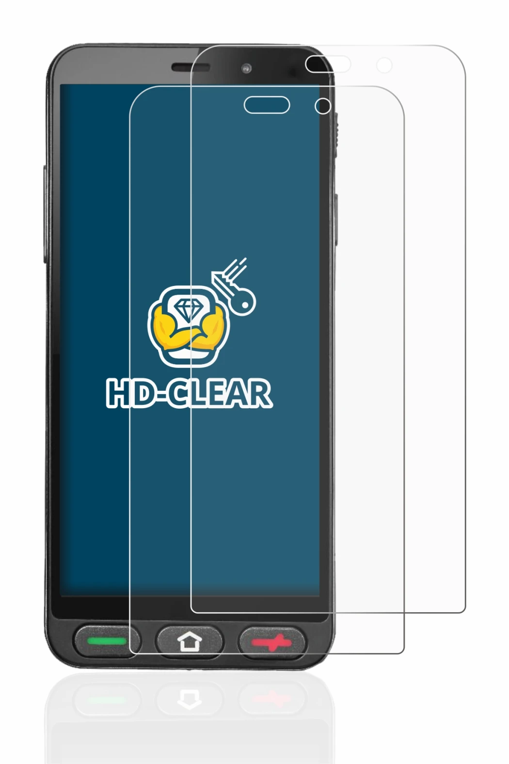 Imagen del dispositivo Brondi Amico S Nero con una amplia variedad de protectores de pantalla.