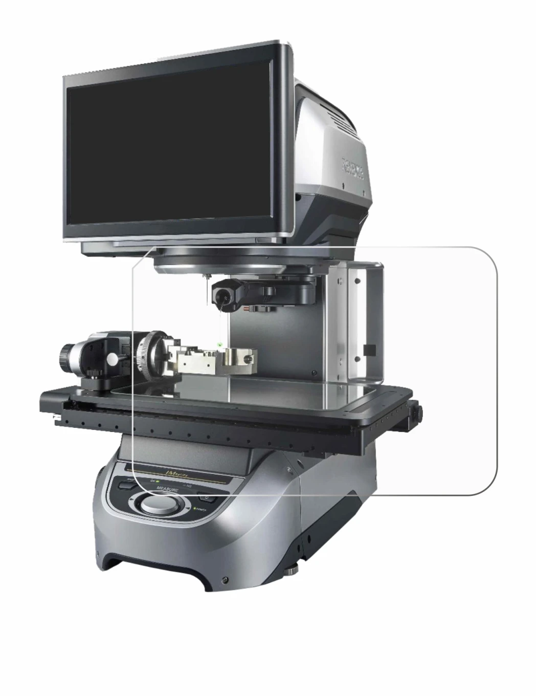 Imagen del dispositivo Keyence IM-8030 Tapa de cristal con una amplia variedad de protectores de pantalla.