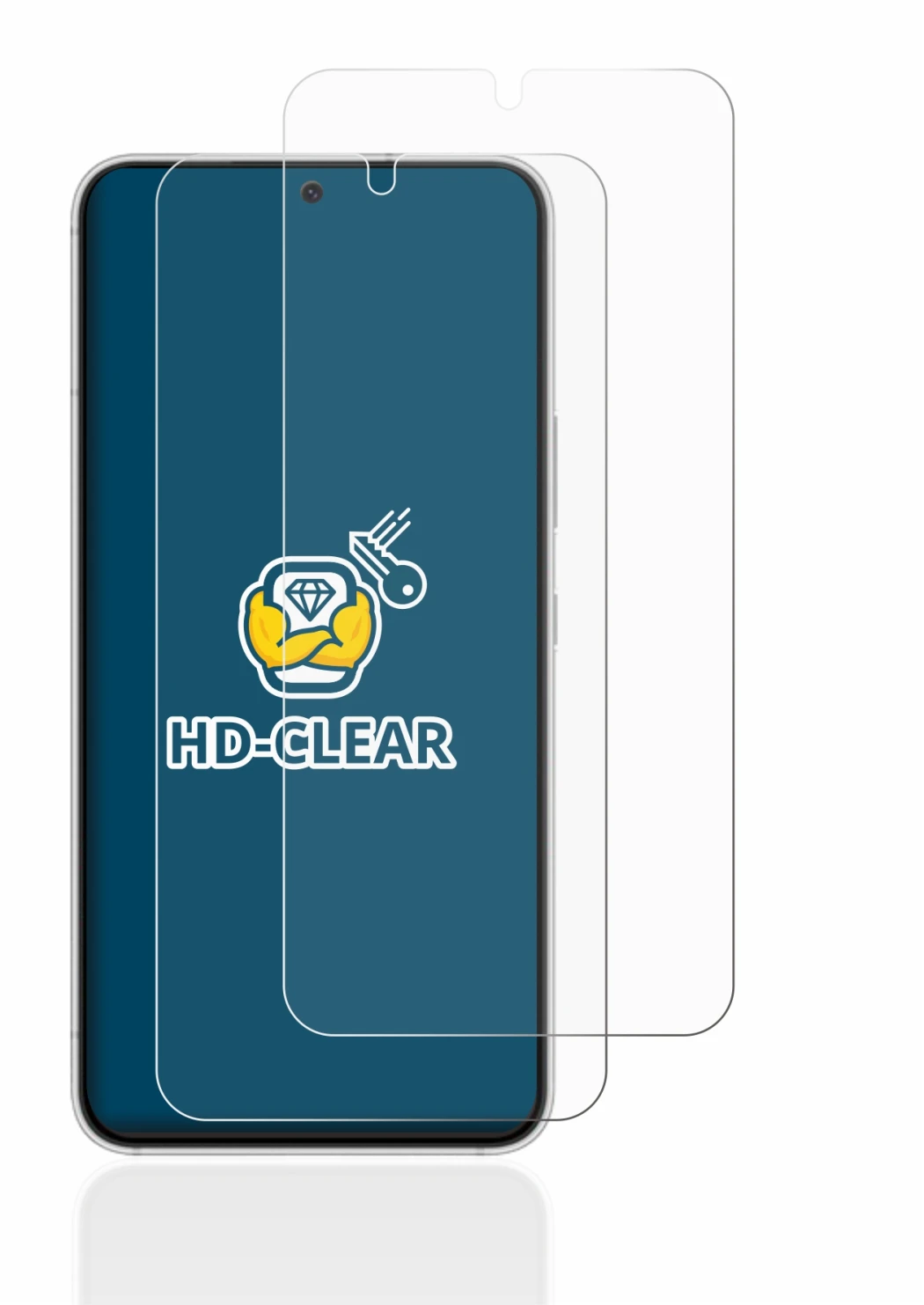 Imagen del dispositivo Samsung Galaxy S22 5G con una amplia variedad de protectores de pantalla.