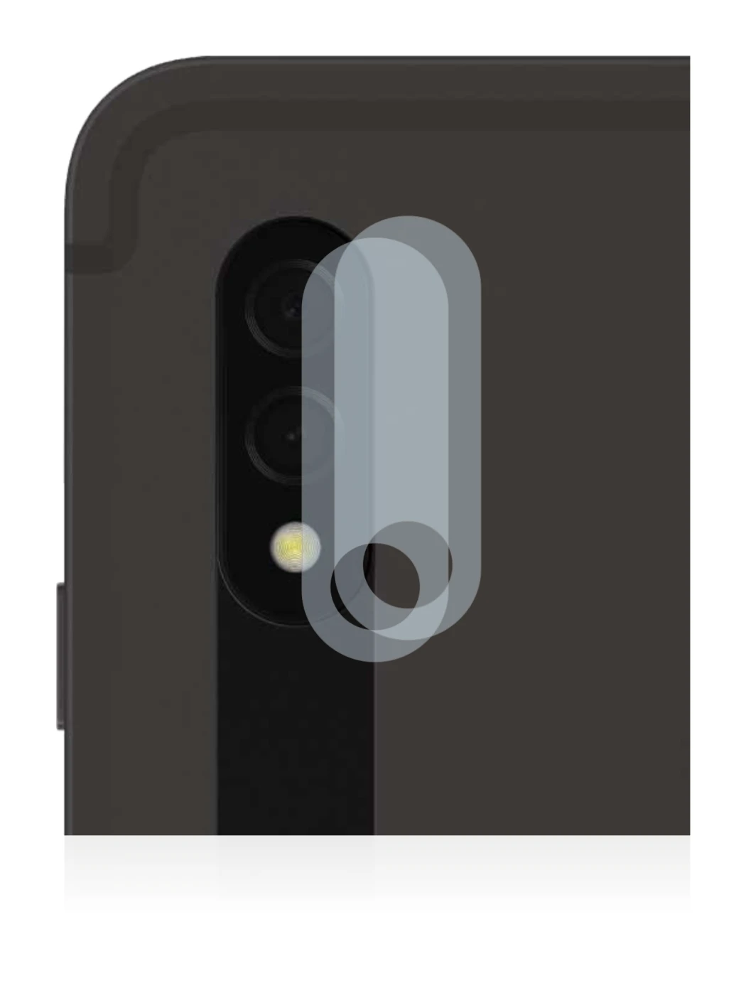 Imagen del dispositivo Samsung Galaxy Tab S8 Plus WiFi (SÓLO Cámara) con una amplia variedad de protectores de pantalla.