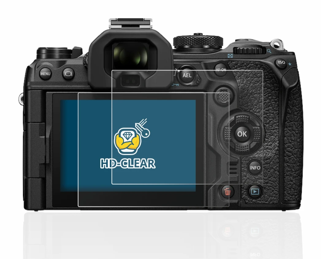 Imagen del dispositivo Olympus OM-1 2022 con una amplia variedad de protectores de pantalla.