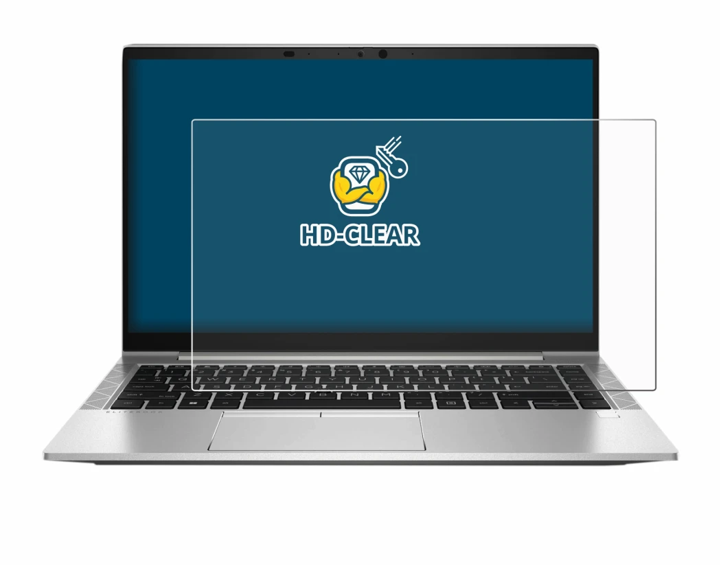 Imagen del dispositivo HP EliteBook 845 G8 con una amplia variedad de protectores de pantalla.