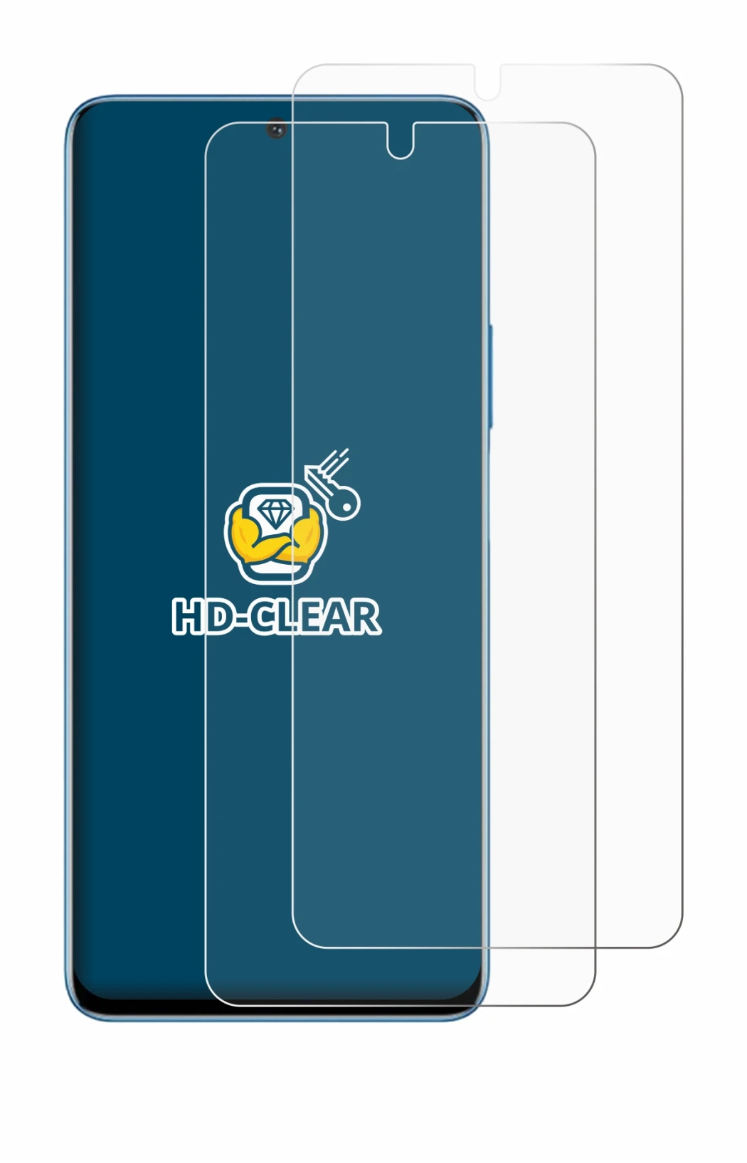 Imagen del dispositivo Honor Magic 4 Lite con una amplia variedad de protectores de pantalla.