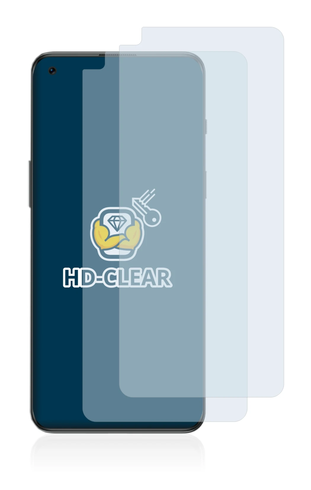 Imagen del dispositivo OnePlus Nord 2T 5G con una amplia variedad de protectores de pantalla.