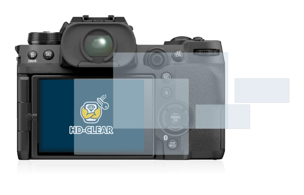 Imagen del dispositivo Fujifilm X-H2S con una amplia variedad de protectores de pantalla.