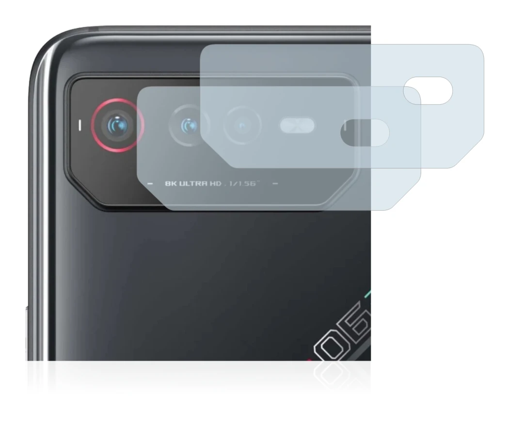 Imagen del dispositivo ASUS ROG Phone 6 (SÓLO Cámara) con una amplia variedad de protectores de pantalla.