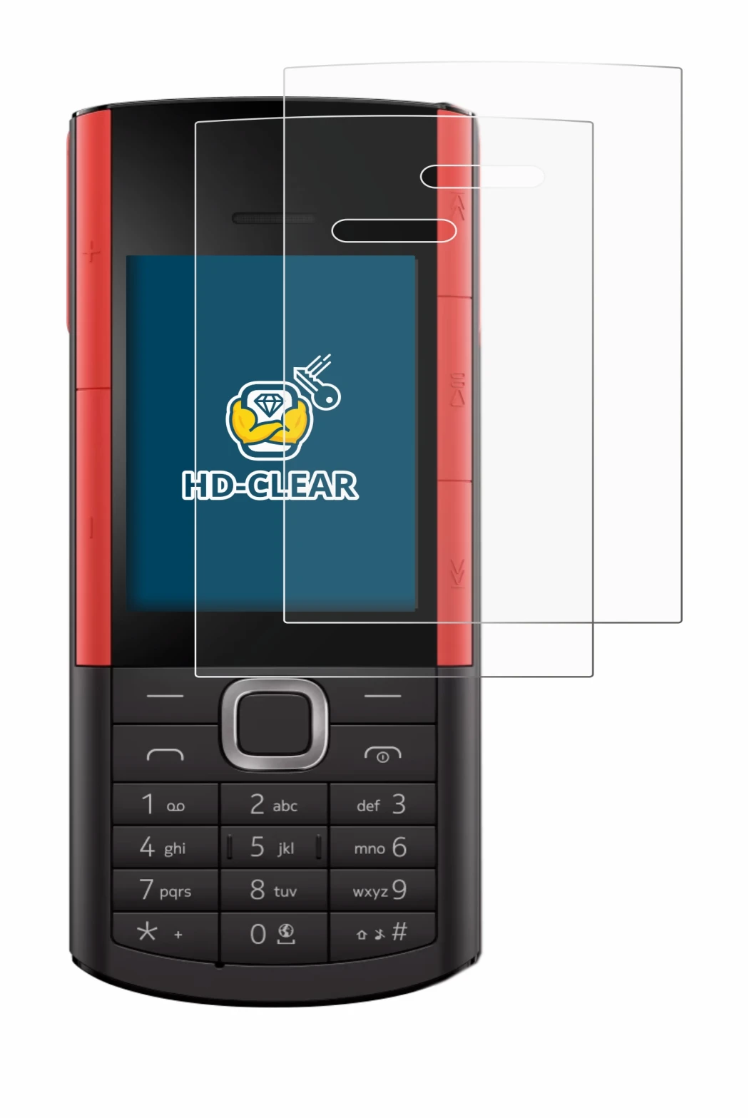 Imagen del dispositivo Nokia 5710 XA con una amplia variedad de protectores de pantalla.