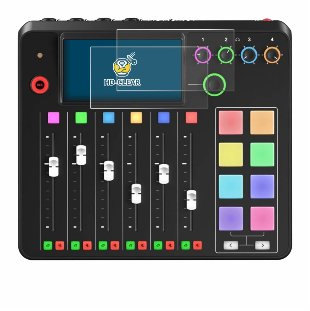 Imagen del dispositivo Rode Rodecaster Pro II con una amplia variedad de protectores de pantalla.