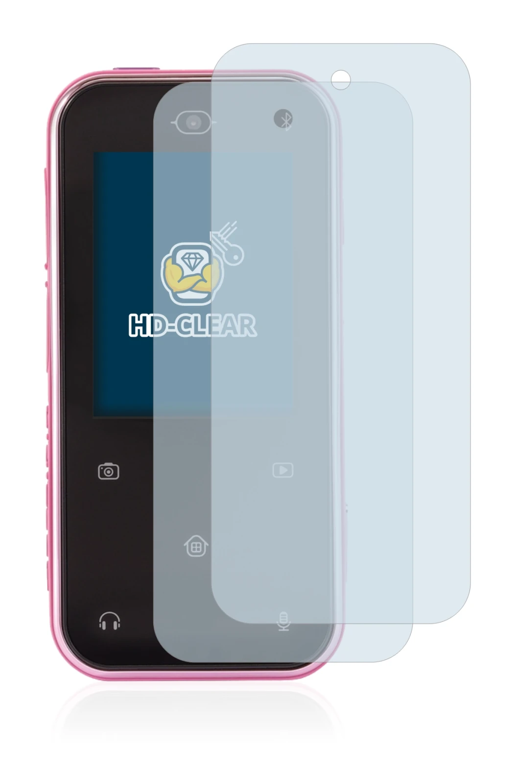 Imagen del dispositivo Vtech Kidizoom Snap Touch con una amplia variedad de protectores de pantalla.