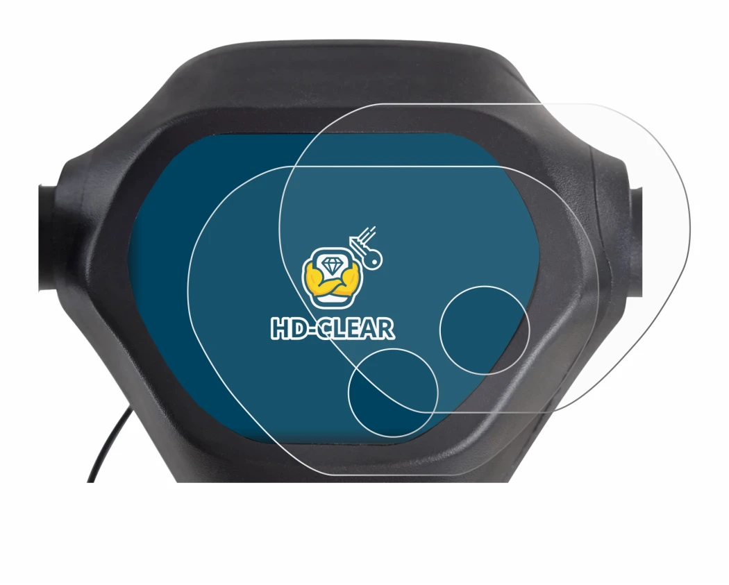 Imagen del dispositivo Epowerfun ePF-2 con una amplia variedad de protectores de pantalla.