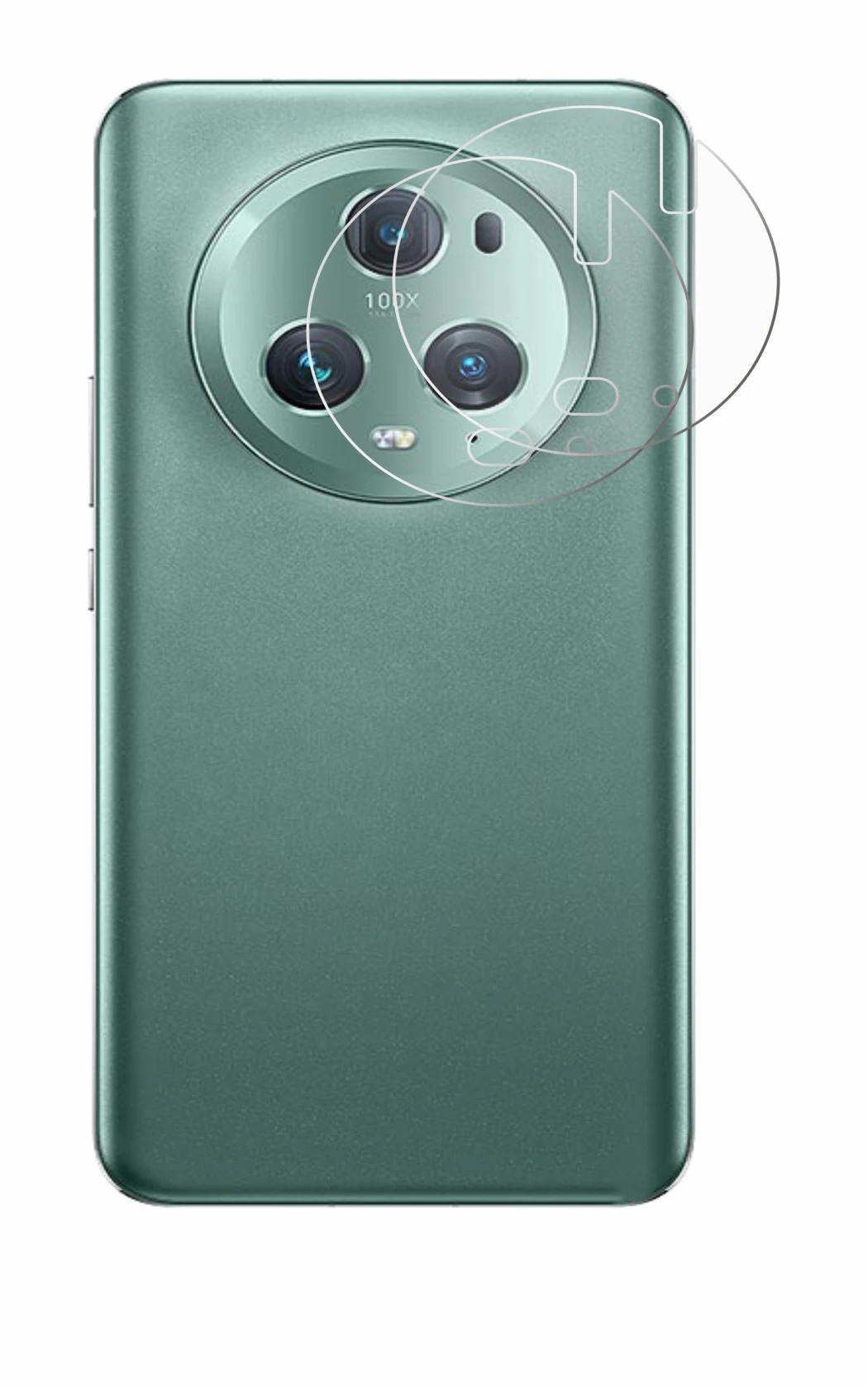 Imagen del dispositivo Honor Magic 5 Pro (SÓLO Cámara) con una amplia variedad de protectores de pantalla.