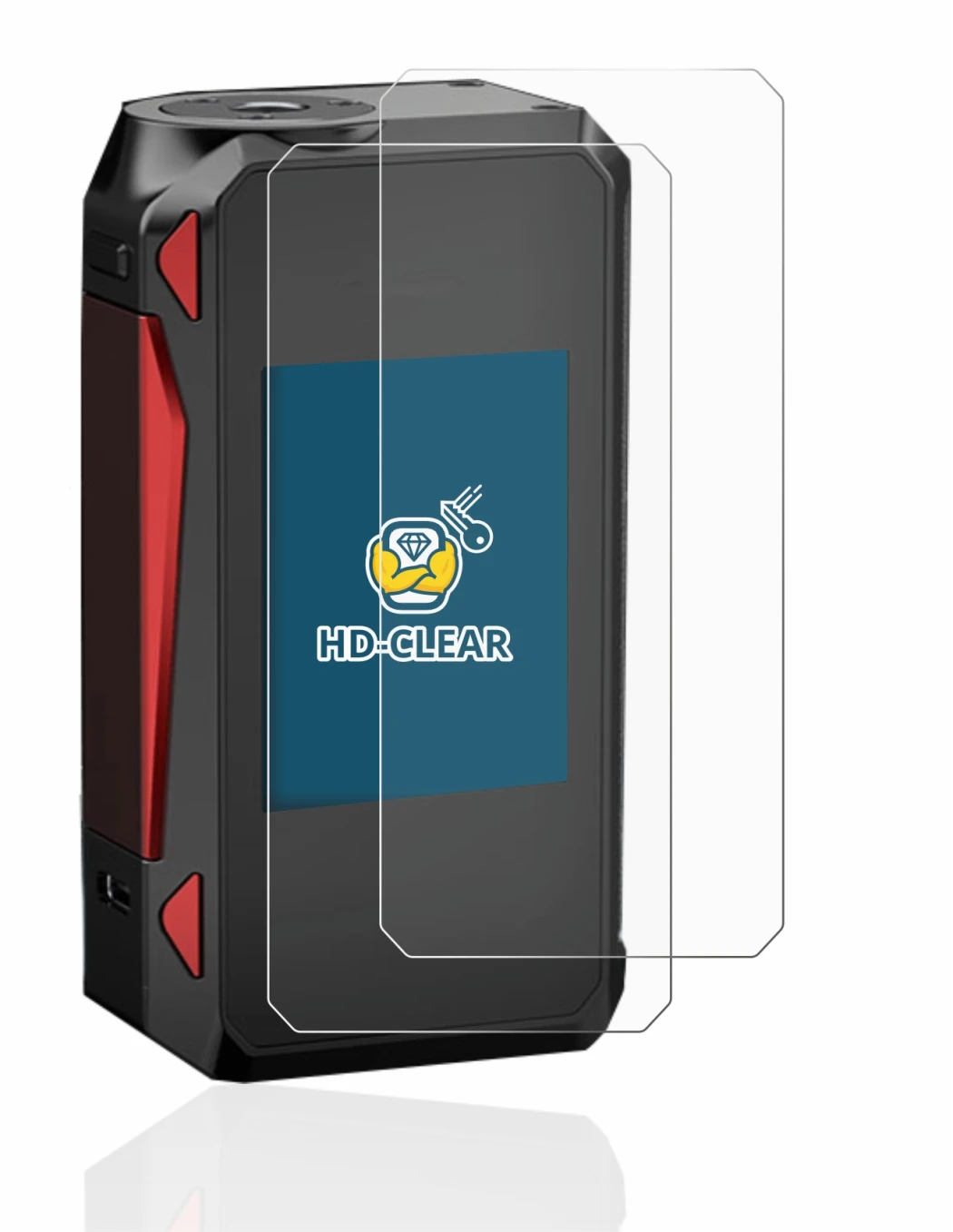 Imagen del dispositivo Smok G-Priv 4 con una amplia variedad de protectores de pantalla.