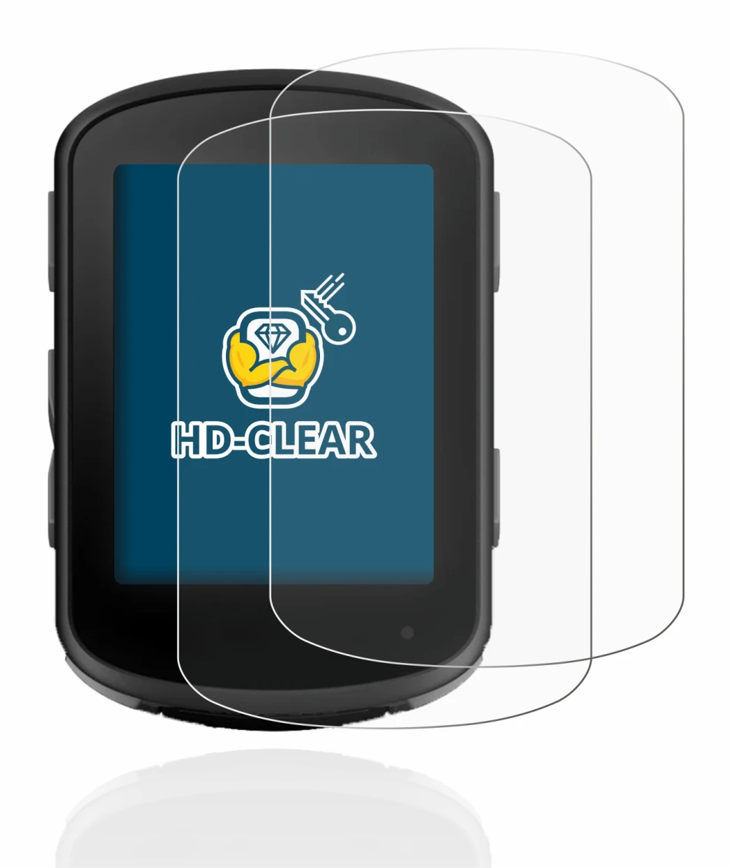 Imagen del dispositivo Garmin Edge 840 con una amplia variedad de protectores de pantalla.