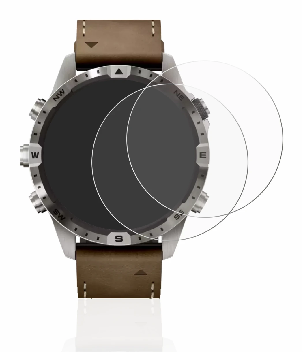 Imagen del dispositivo Garmin Marq Adventurer (Gen 2) con una amplia variedad de protectores de pantalla.