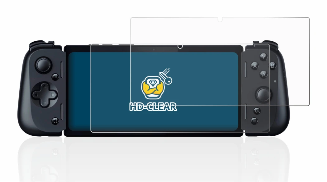Imagen del dispositivo Razer Edge 5G con una amplia variedad de protectores de pantalla.