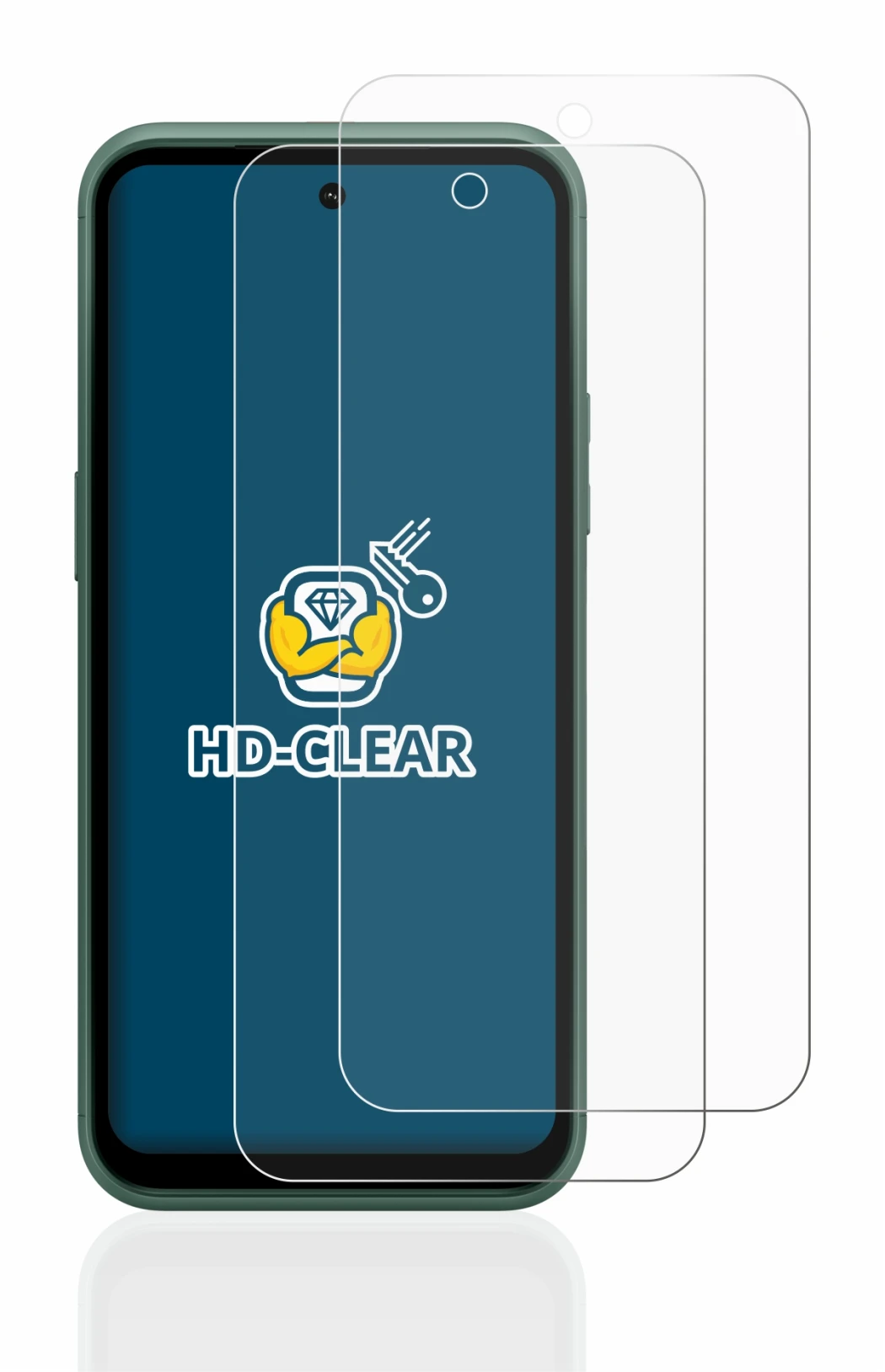 Imagen del dispositivo Nokia XR21 con una amplia variedad de protectores de pantalla.