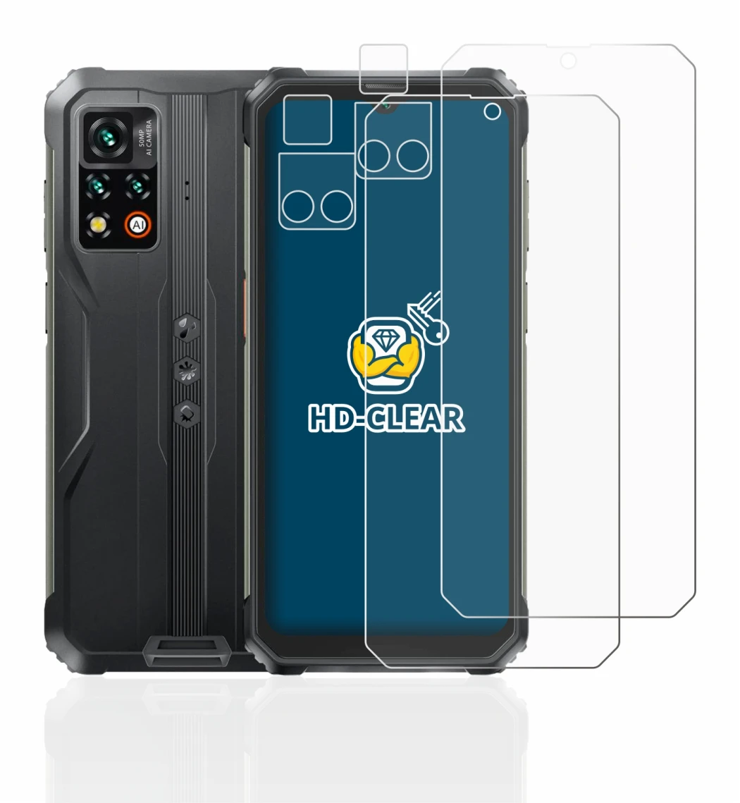 Imagen del dispositivo Blackview BV9200 (Frontal+Cámara) con una amplia variedad de protectores de pantalla.