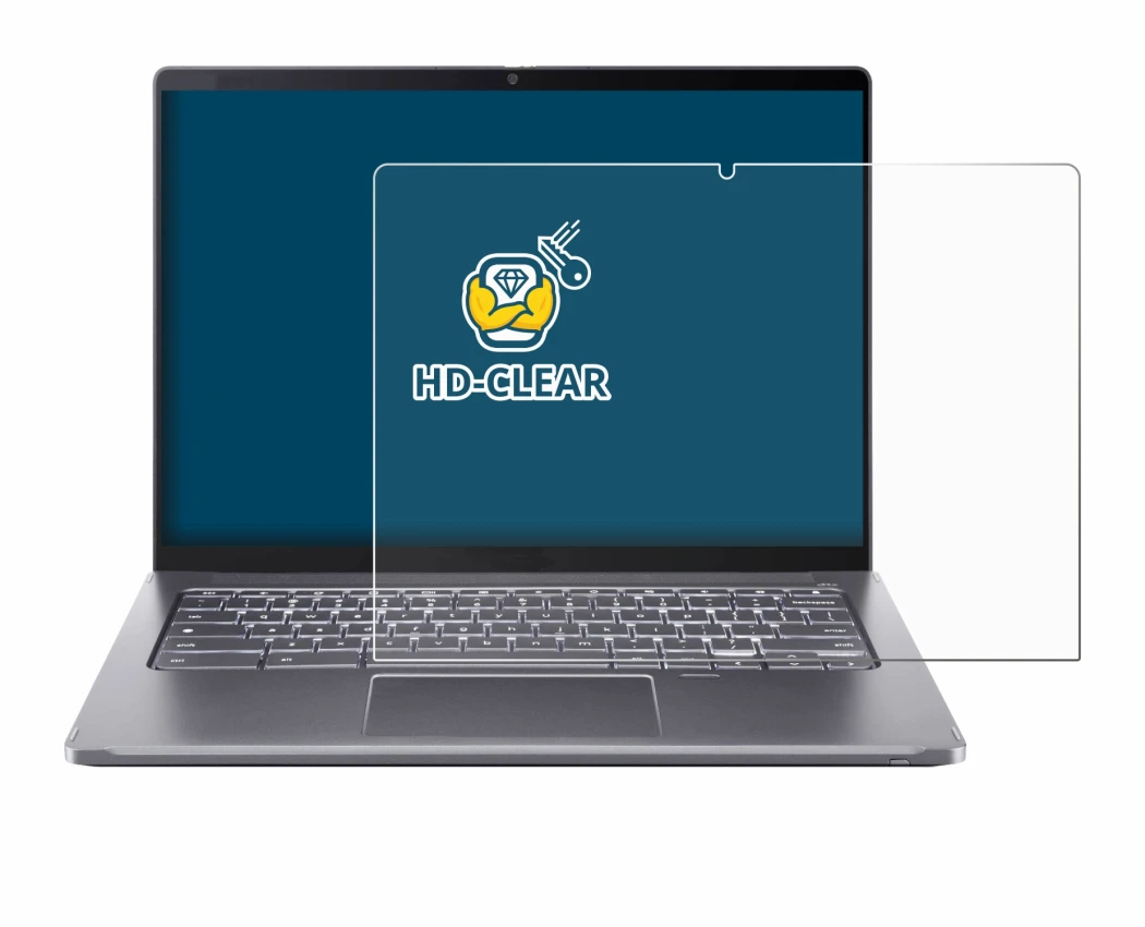 Imagen del dispositivo Acer Chromebook Spin 714 con una amplia variedad de protectores de pantalla.