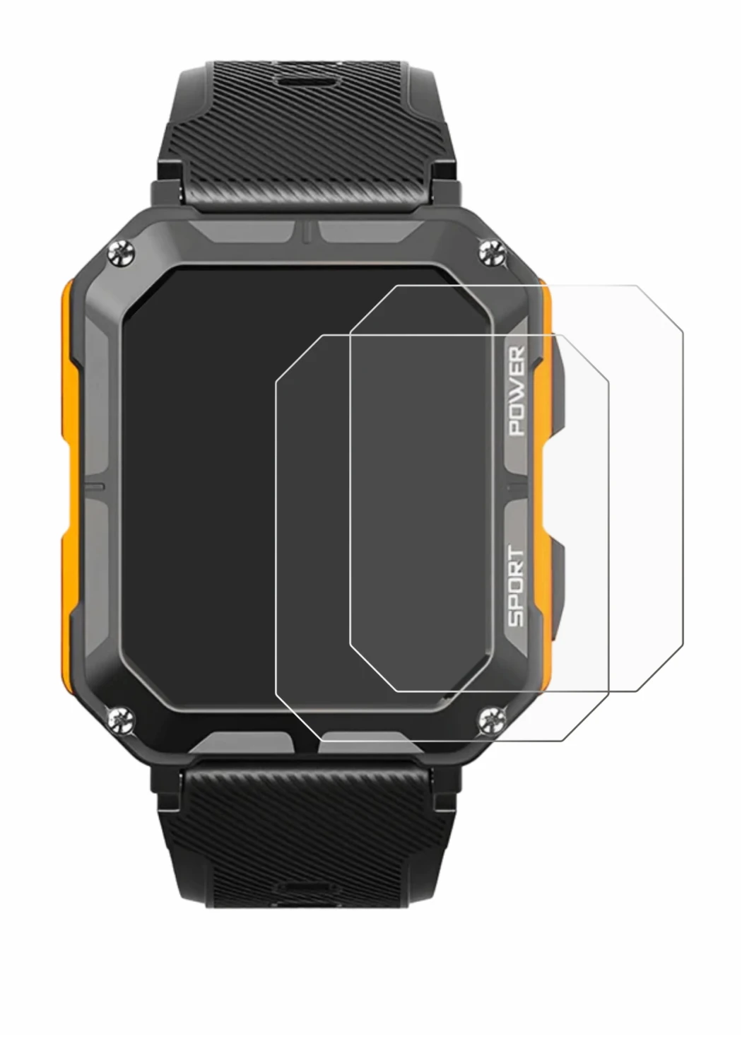 Imagen del dispositivo Njord Gear The Indestructible Smartwatch con una amplia variedad de protectores de pantalla.