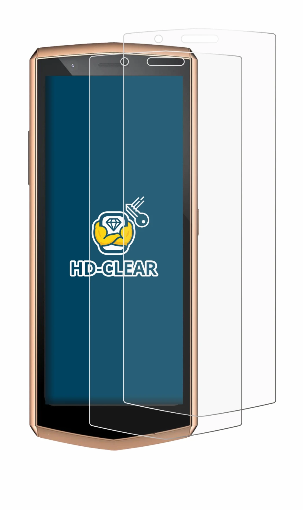 Imagen del dispositivo Cubot Pocket 3 con una amplia variedad de protectores de pantalla.