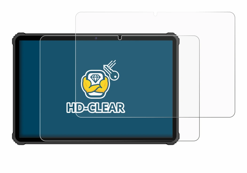 Imagen del dispositivo Oukitel RT5 con una amplia variedad de protectores de pantalla.