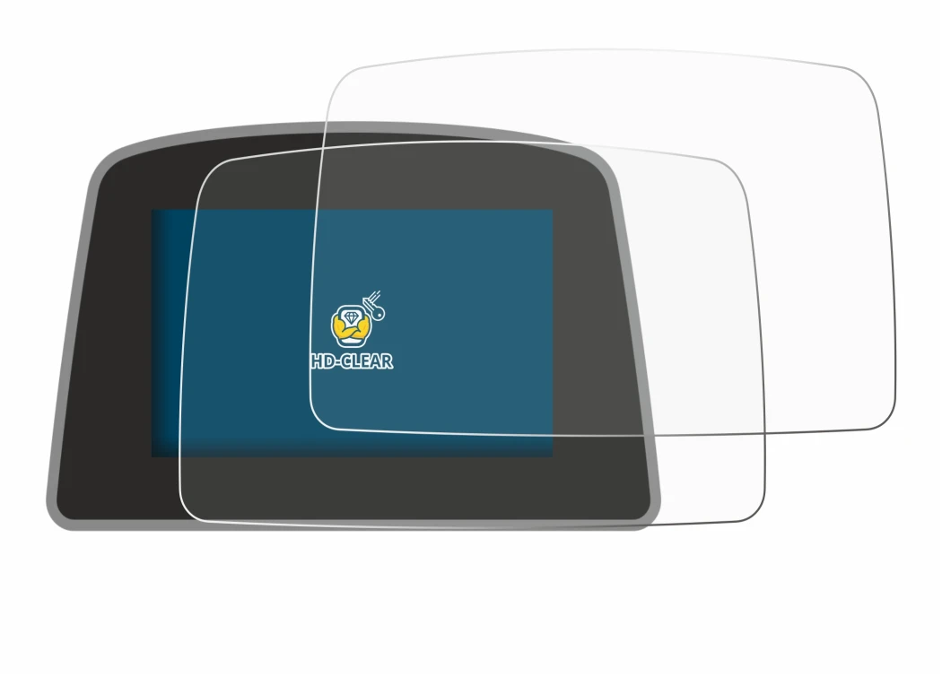 Imagen del dispositivo PowaKaddy C2i con una amplia variedad de protectores de pantalla.