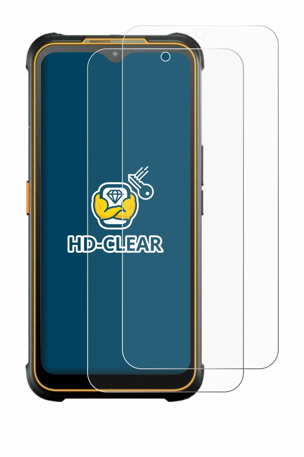 Imagen del dispositivo AGM Glory G1S con una amplia variedad de protectores de pantalla.