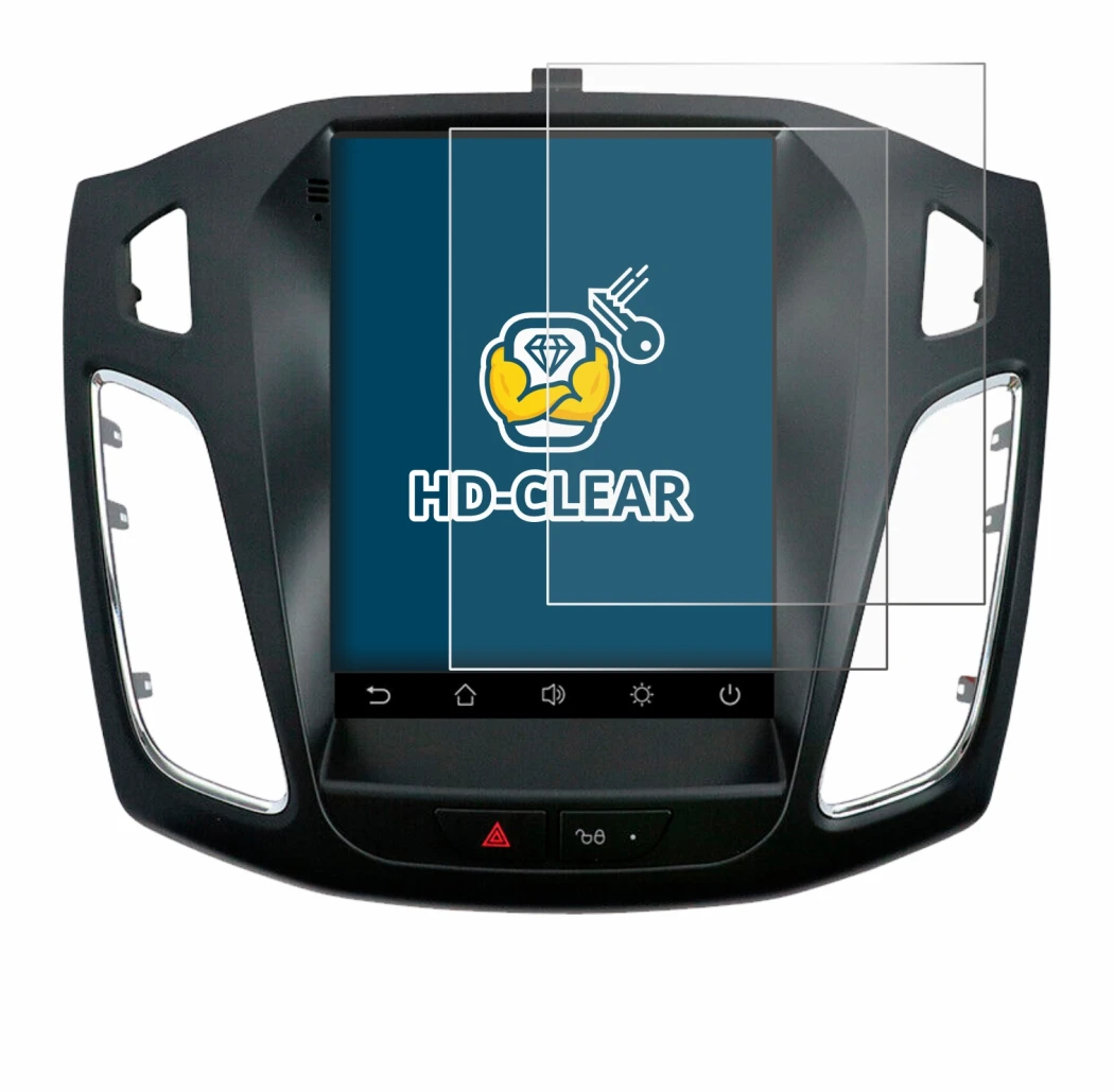 Imagen del dispositivo Isudar Ford/Focus MK3 2012–2019 con una amplia variedad de protectores de pantalla.