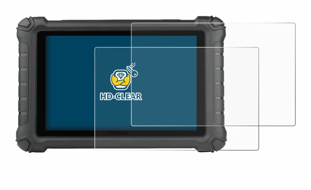 Imagen del dispositivo Autel MX900c con una amplia variedad de protectores de pantalla.