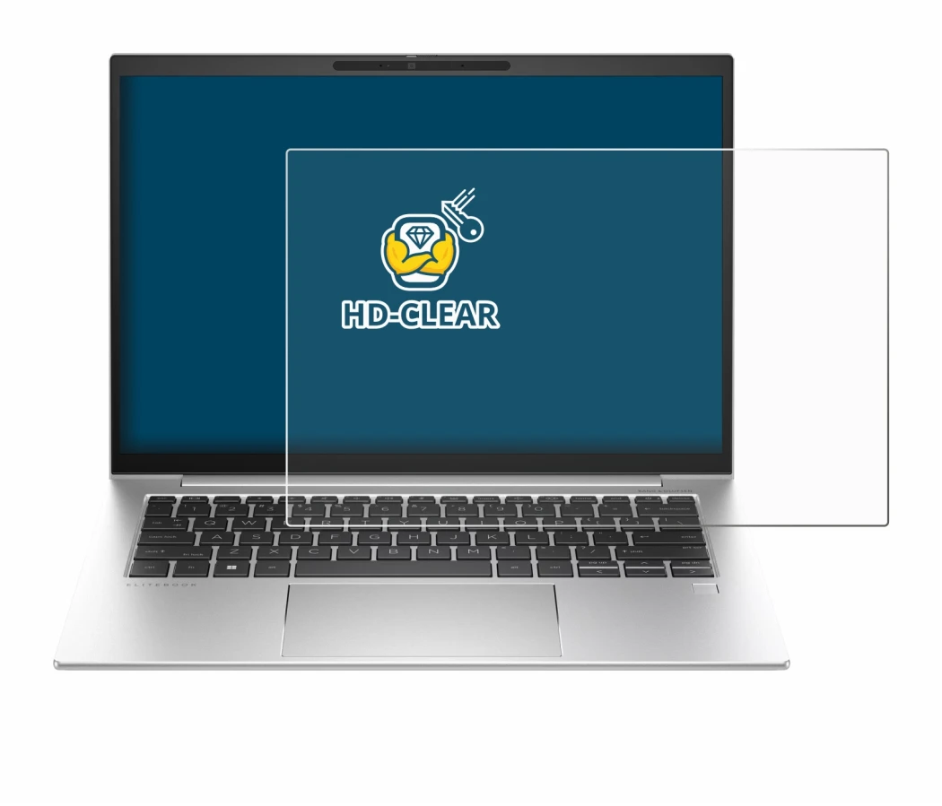 Imagen del dispositivo HP EliteBook 840 G10 con una amplia variedad de protectores de pantalla.