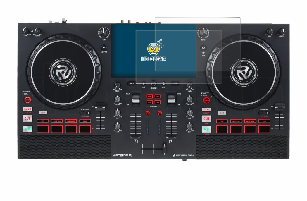 Imagen del dispositivo Numark Mixstream Pro+ con una amplia variedad de protectores de pantalla.