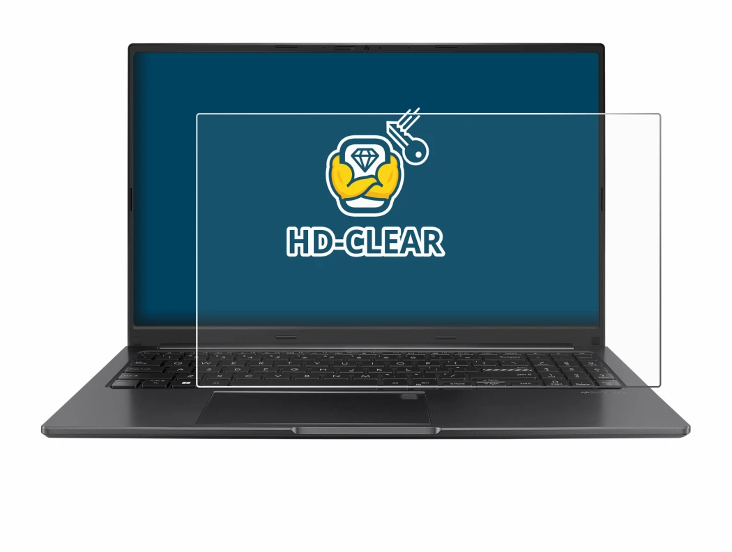 Imagen del dispositivo ASUS Vivobook 15 OLED con una amplia variedad de protectores de pantalla.