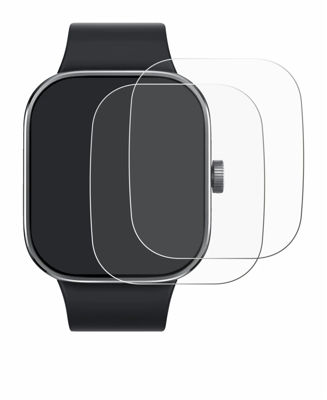 Imagen del dispositivo Xiaomi Redmi Watch 4 con una amplia variedad de protectores de pantalla.