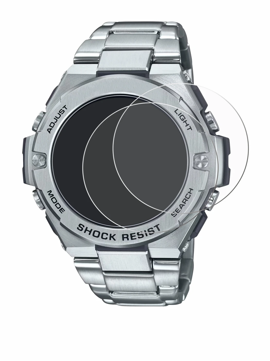 Imagen del dispositivo Casio G-Shock GST-B500D-1A con una amplia variedad de protectores de pantalla.
